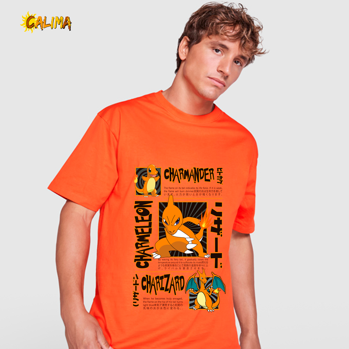 🔥 Camiseta Oversize – Charmander Vibes - Adultos