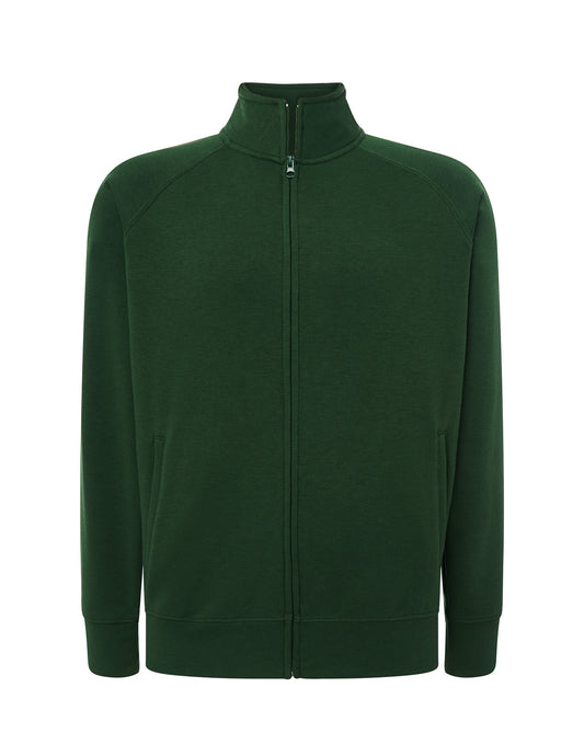 Full Zip Sweatshirt - Bottle Green