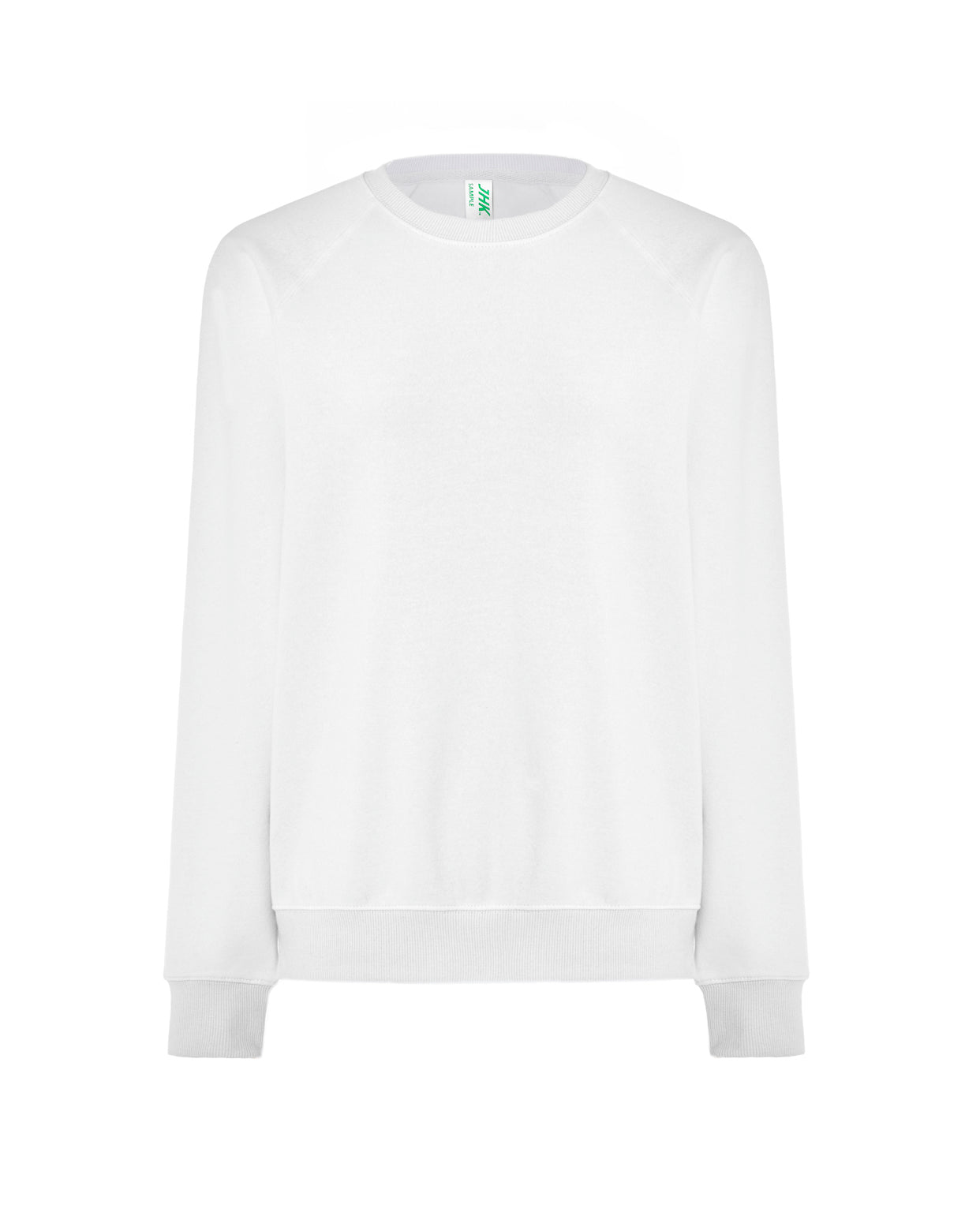 Sweatshirt Raglan Unisex - White