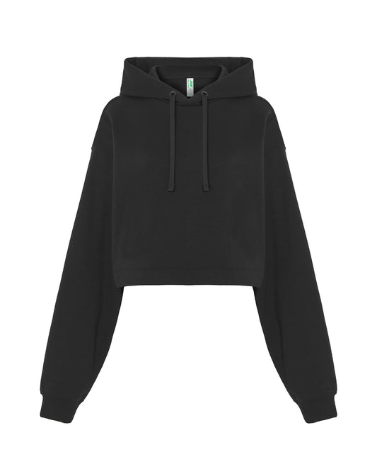 Sweatshirt Lady Cropped - Black