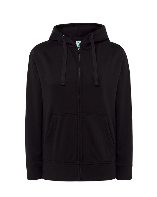 Hooded Lady French Terry Sweatshirt - Black