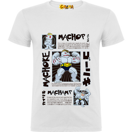 💪 Camiseta algodón – Machamp Power - Adultos y Niños