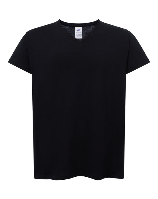 Curves T-Shirt V-Neck - Black