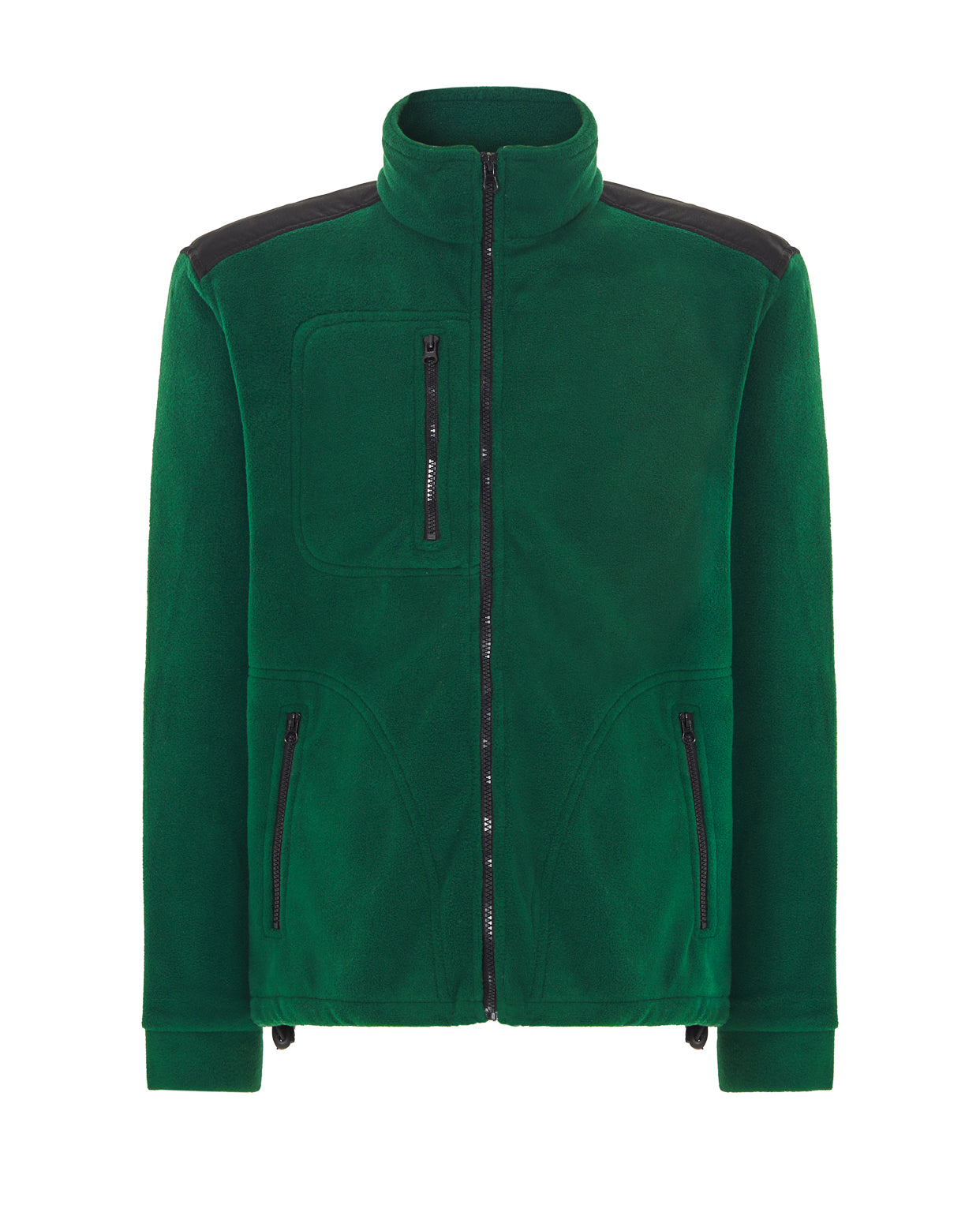 Polar Fleece 340 - Bottle Green/Black