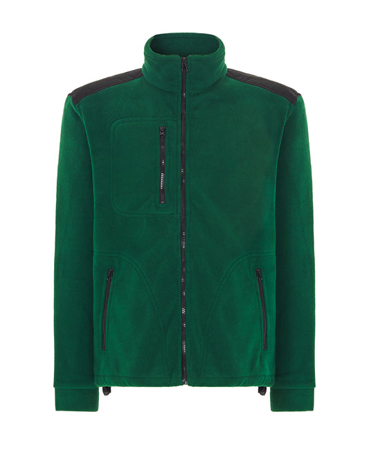 Polar Fleece 340 - Bottle Green/Black