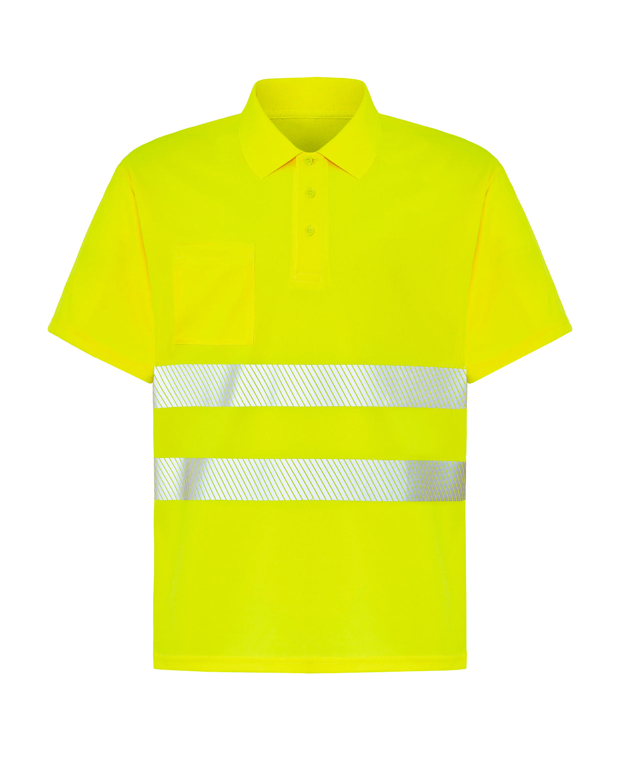 Polo Manga Corta - Gold Fluor