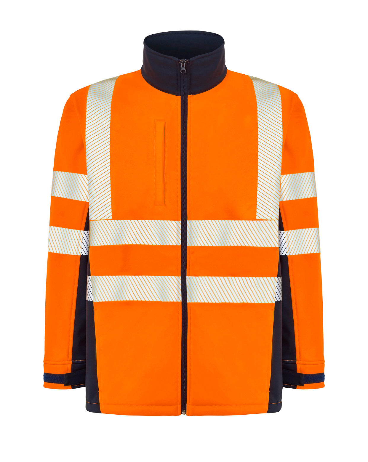 Chaqueta Softshell - Navy / Orange Fluor