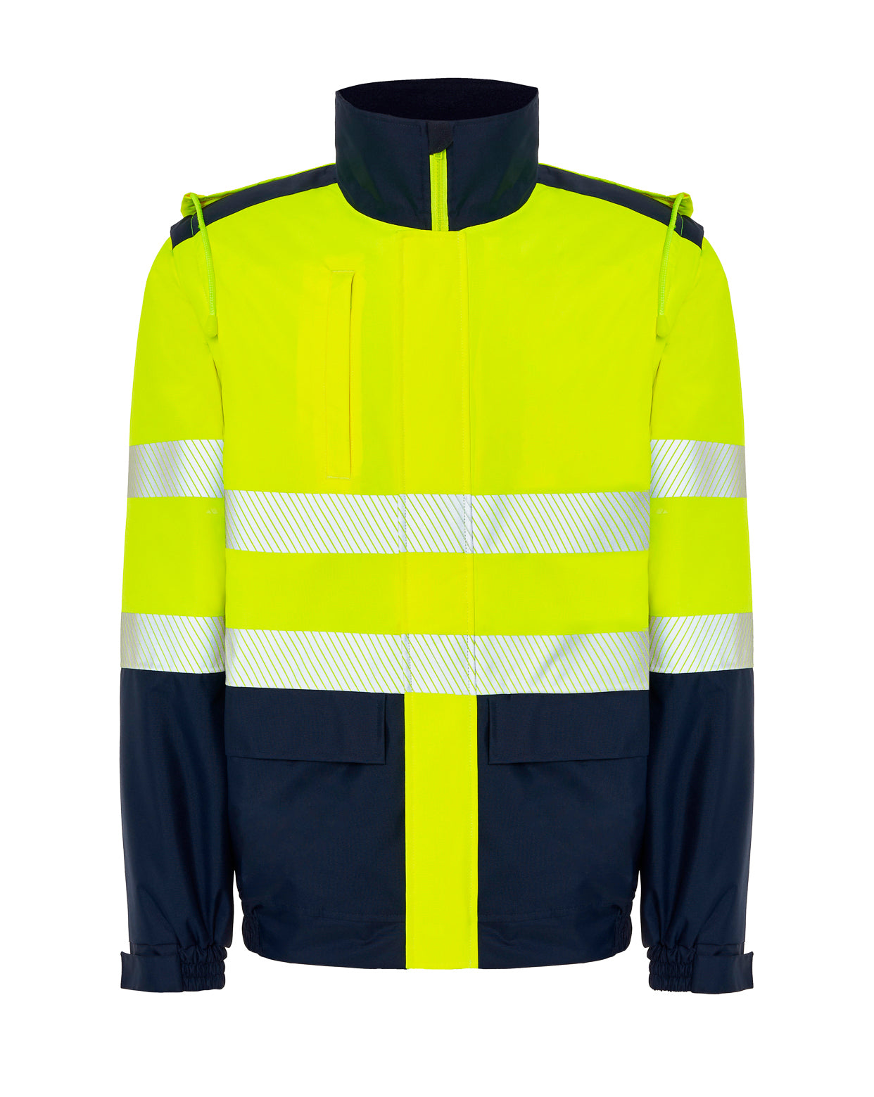 Cazadora acolchada mangas desmontables - Navy / SunYelow Fluor