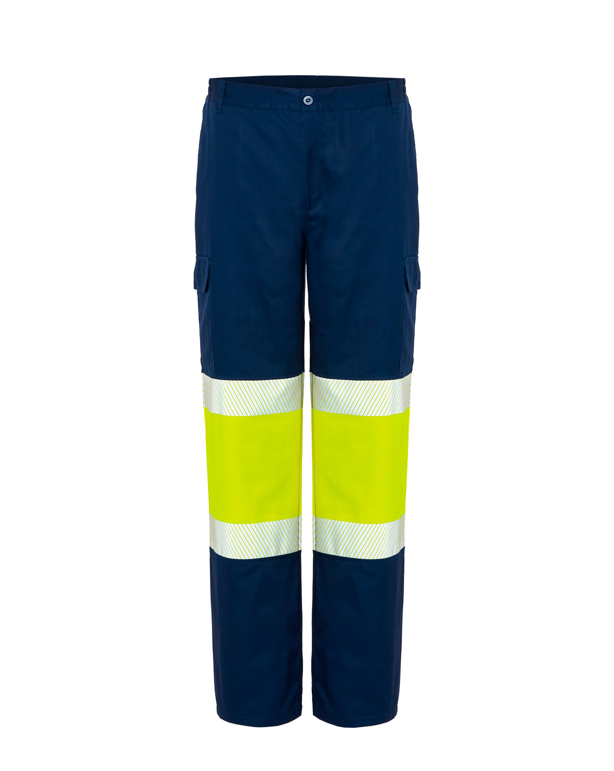 Pantalón Multibolsillos - Navy / SunYelow Fluor