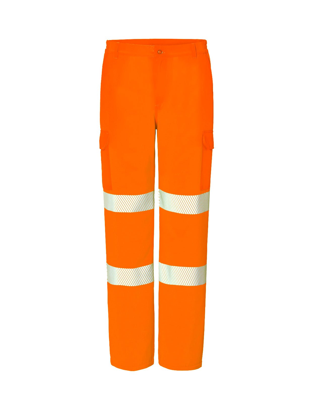 Pantalón Multibolsillos - Orange Fluor