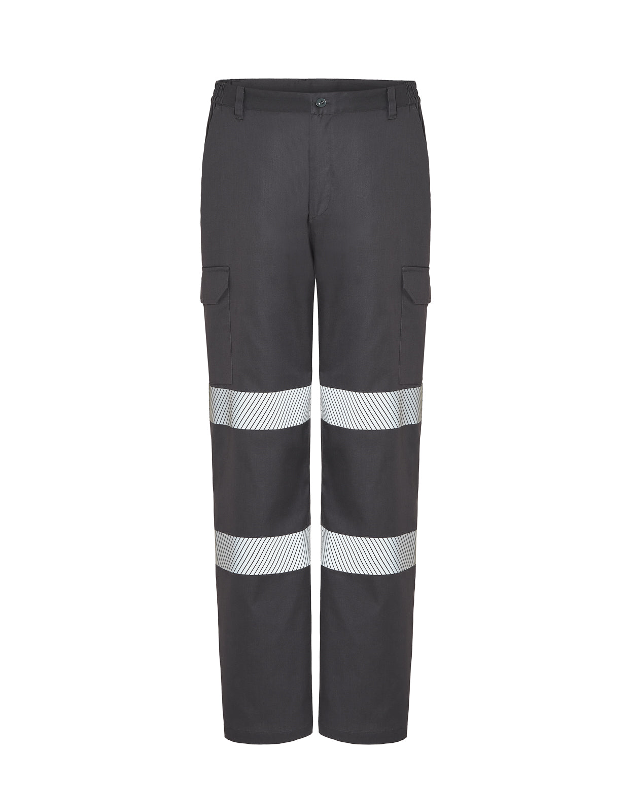 Pantalón Multibolsillos Con Cintas - Graphite