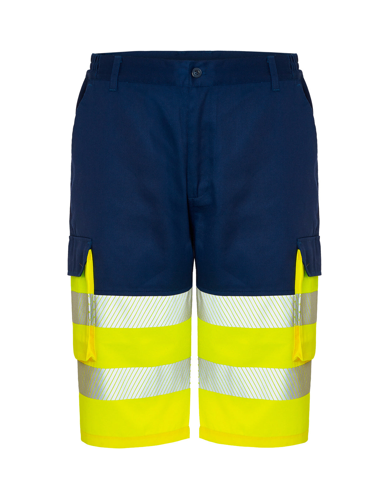 Bermuda Multibolsillos - Navy / SunYelow Fluor