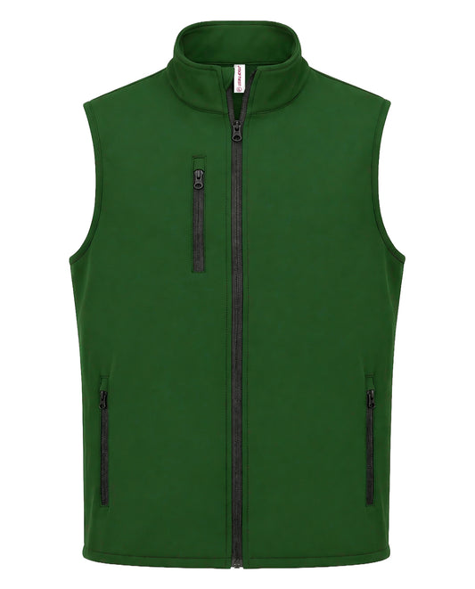 JT SOFTSHELL VEST - Bottle Green