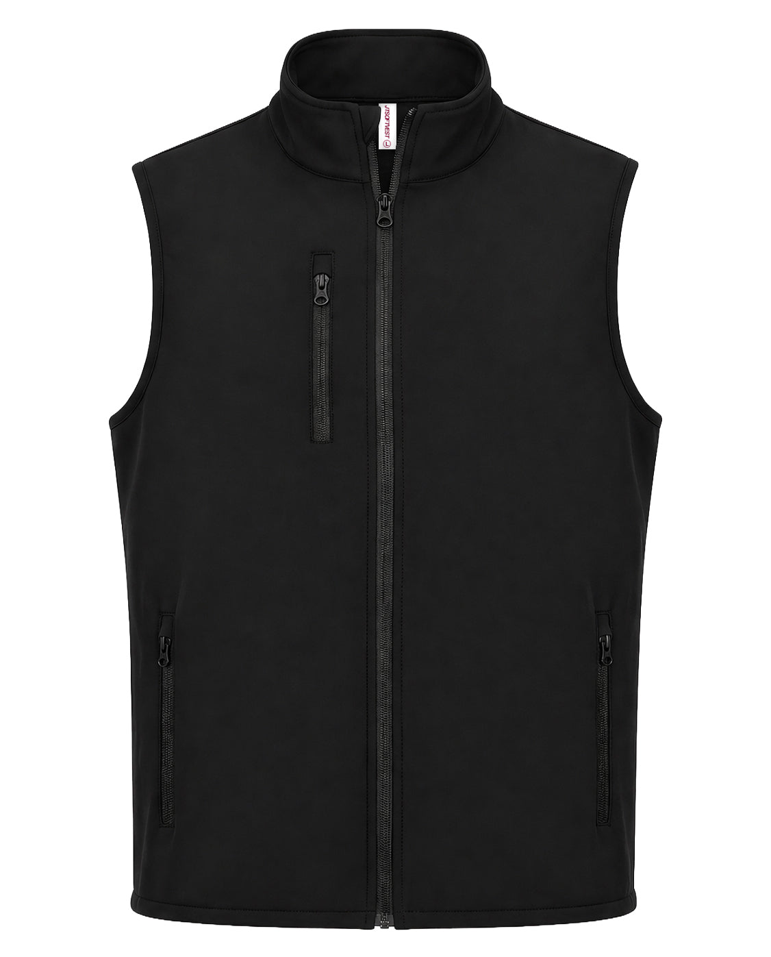 JT SOFTSHELL VEST - Black