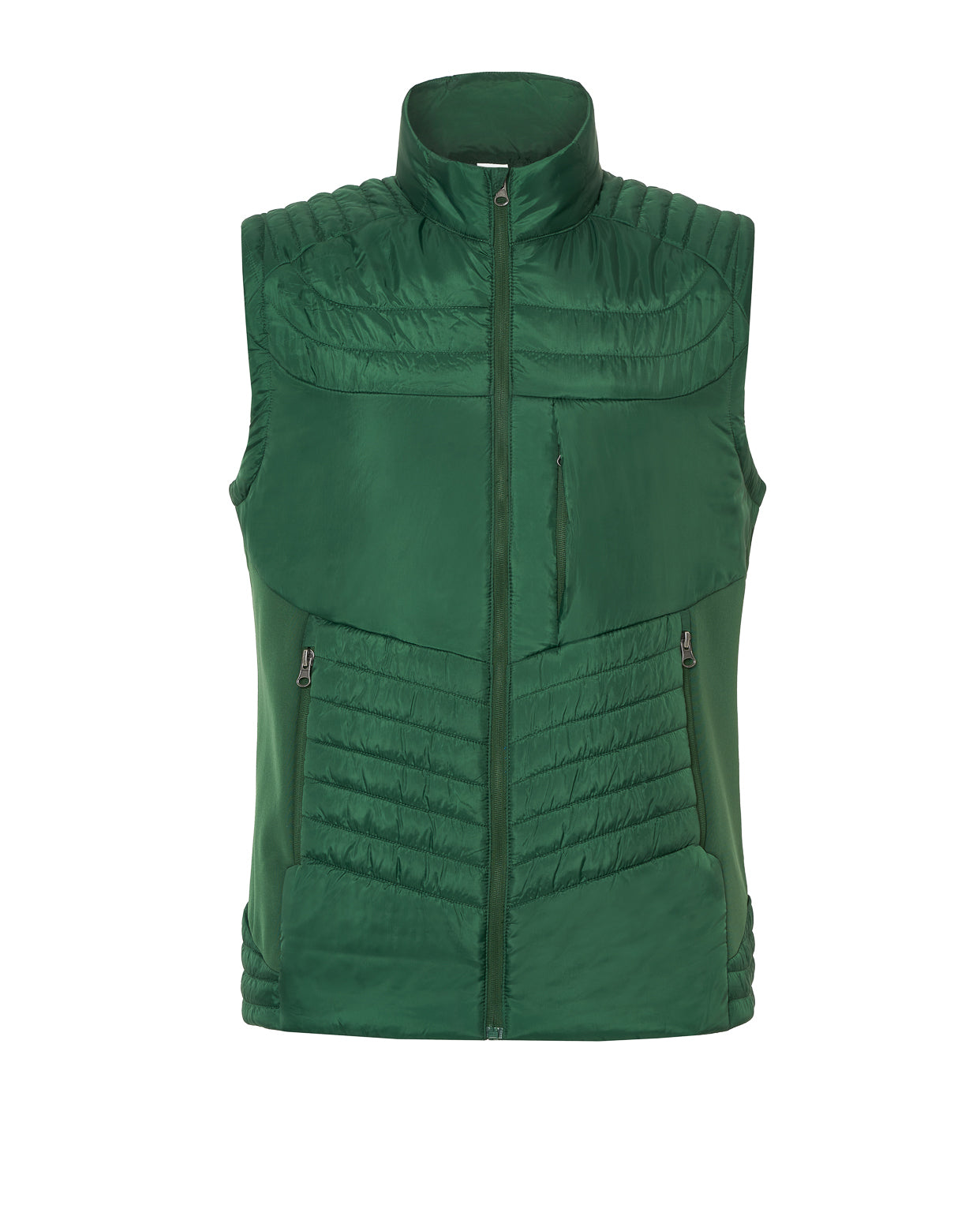 Padded Vest - Bottle Green
