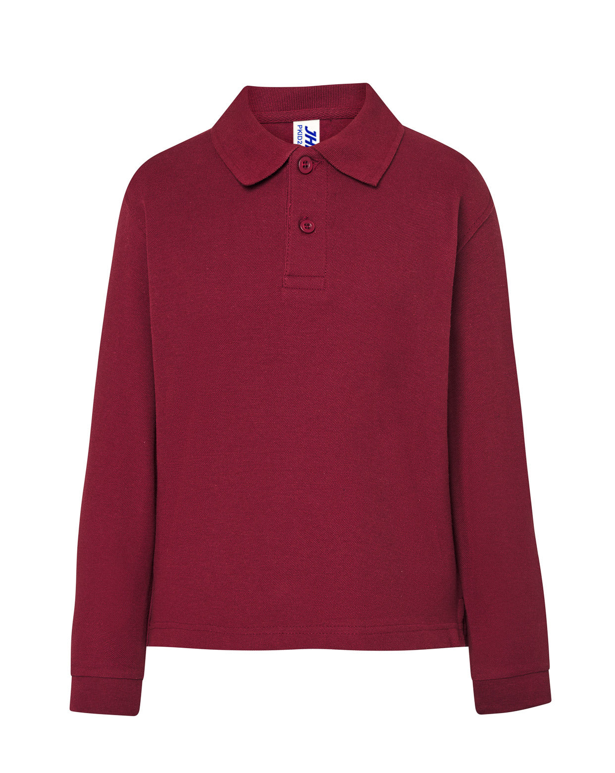 Polo LS Kid - Burgundy