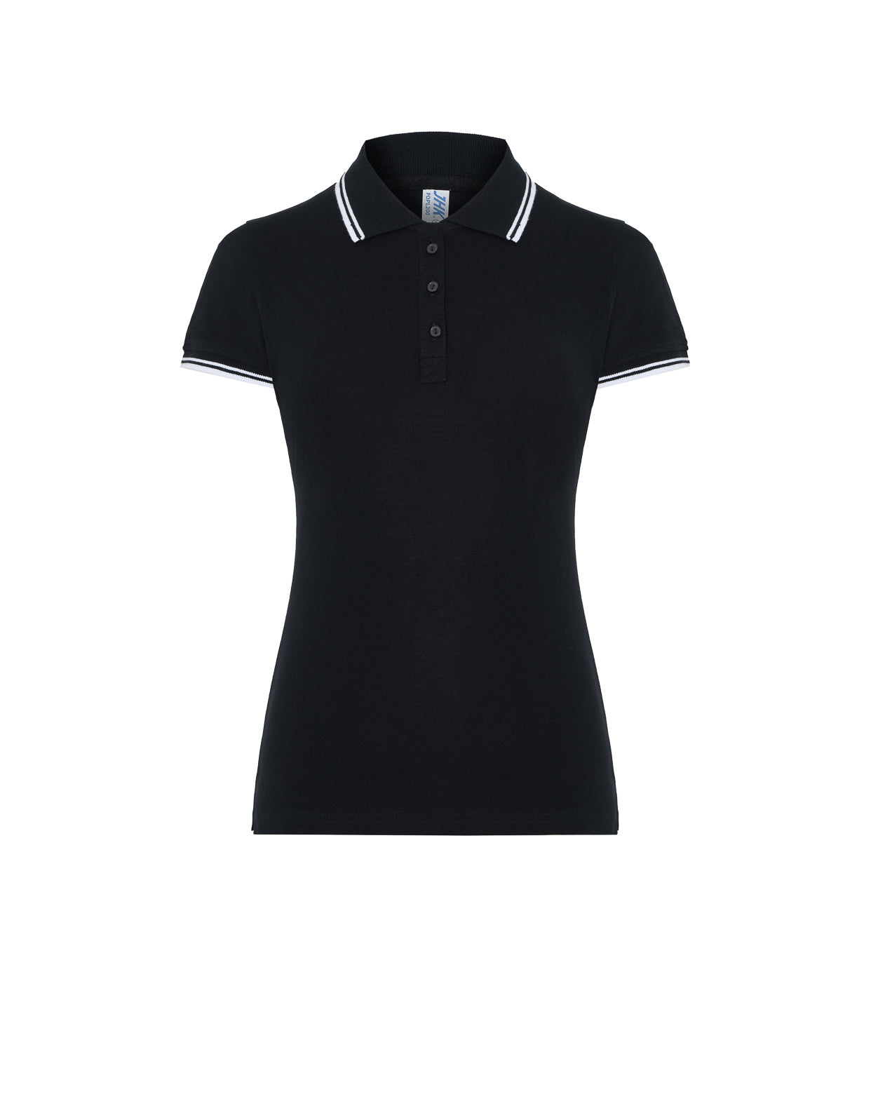 Regular Polo Lady - Black / White
