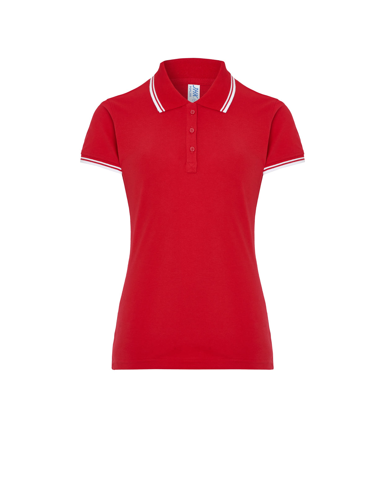 Regular Polo Lady - RED / WHITE