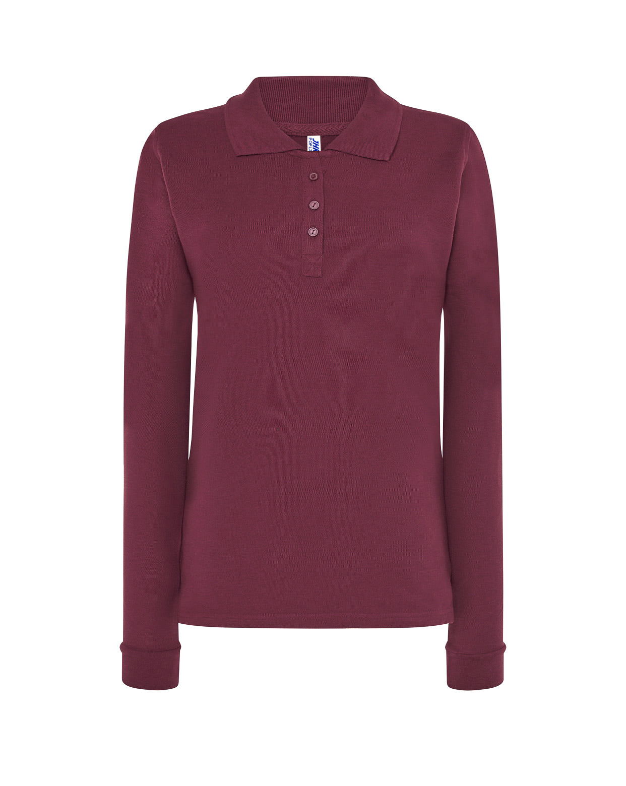 Regular Polo LS Lady - Burgundy