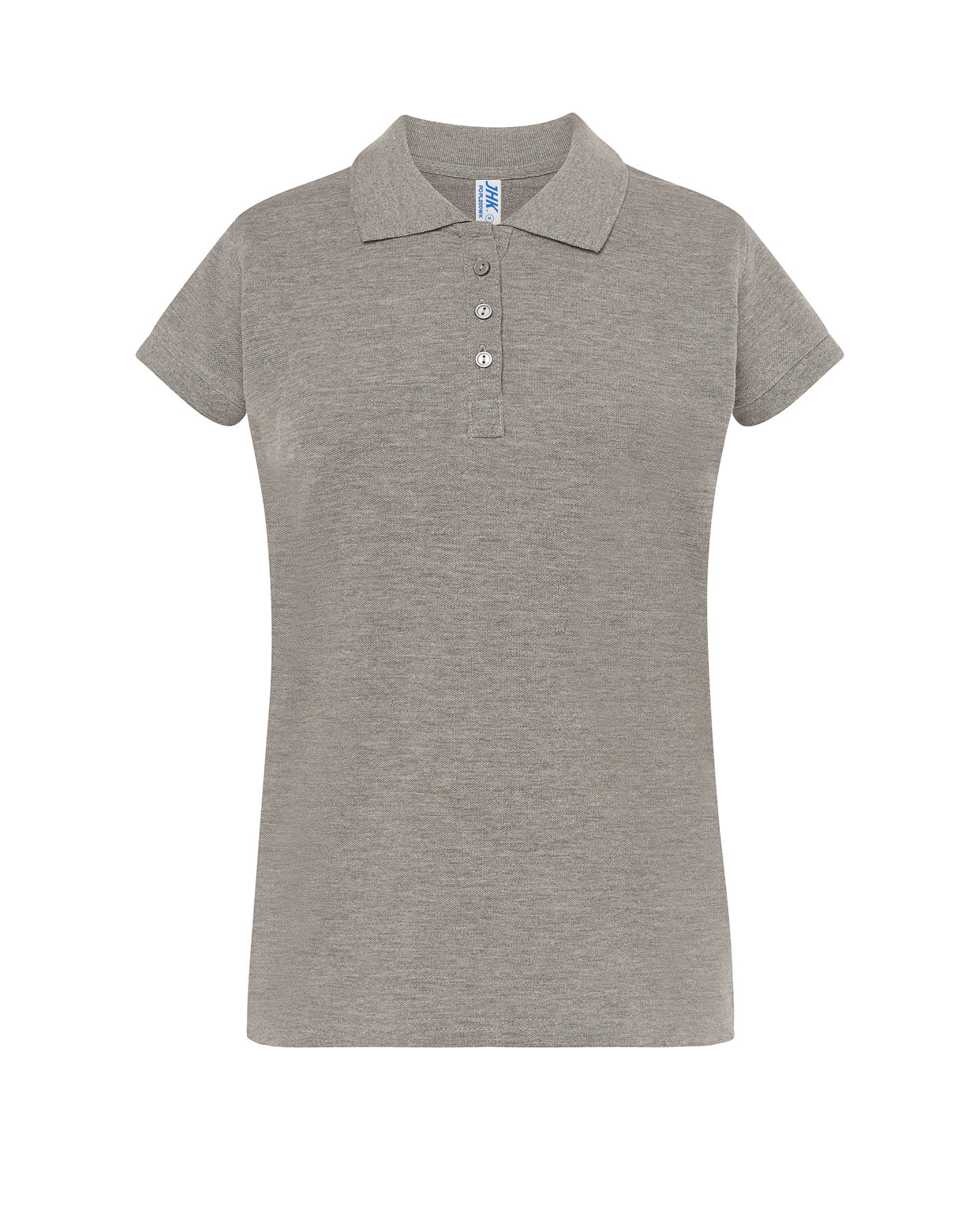 Polo Worker Lady - Grey Melange