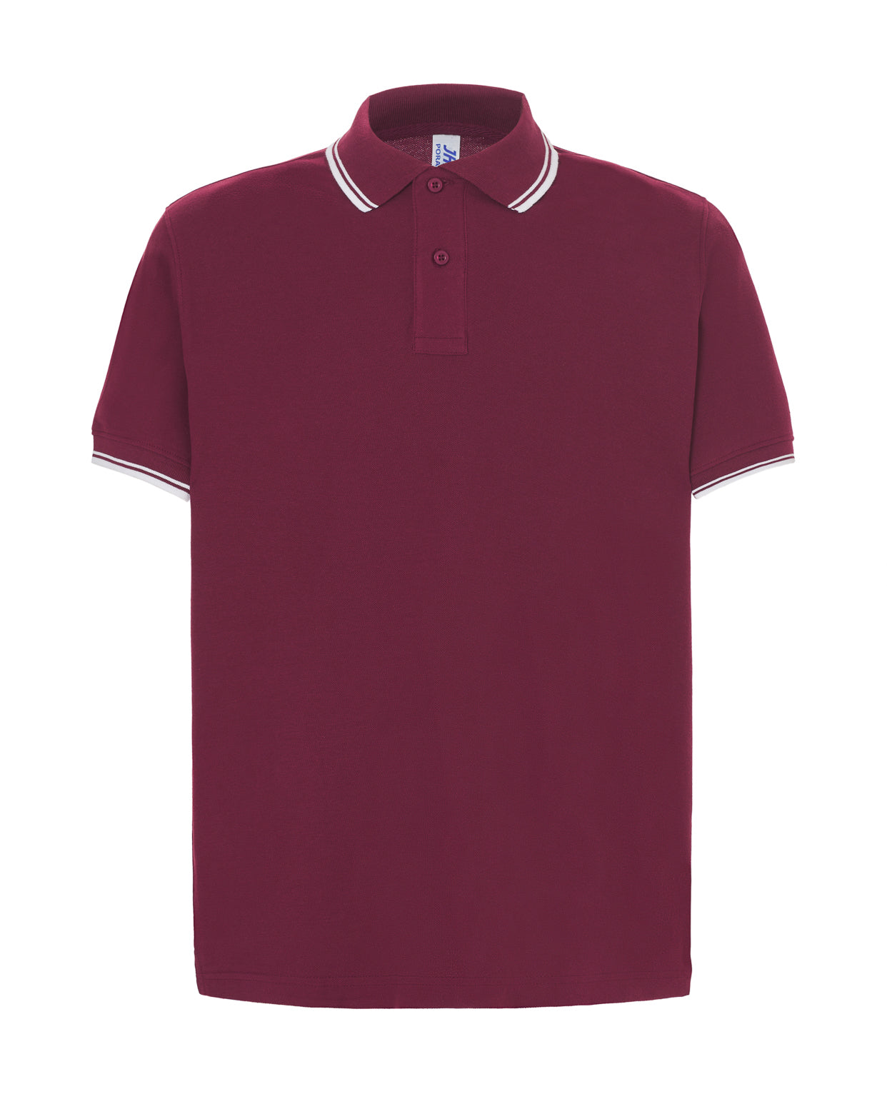 Regular Polo Man - Burgundy / White