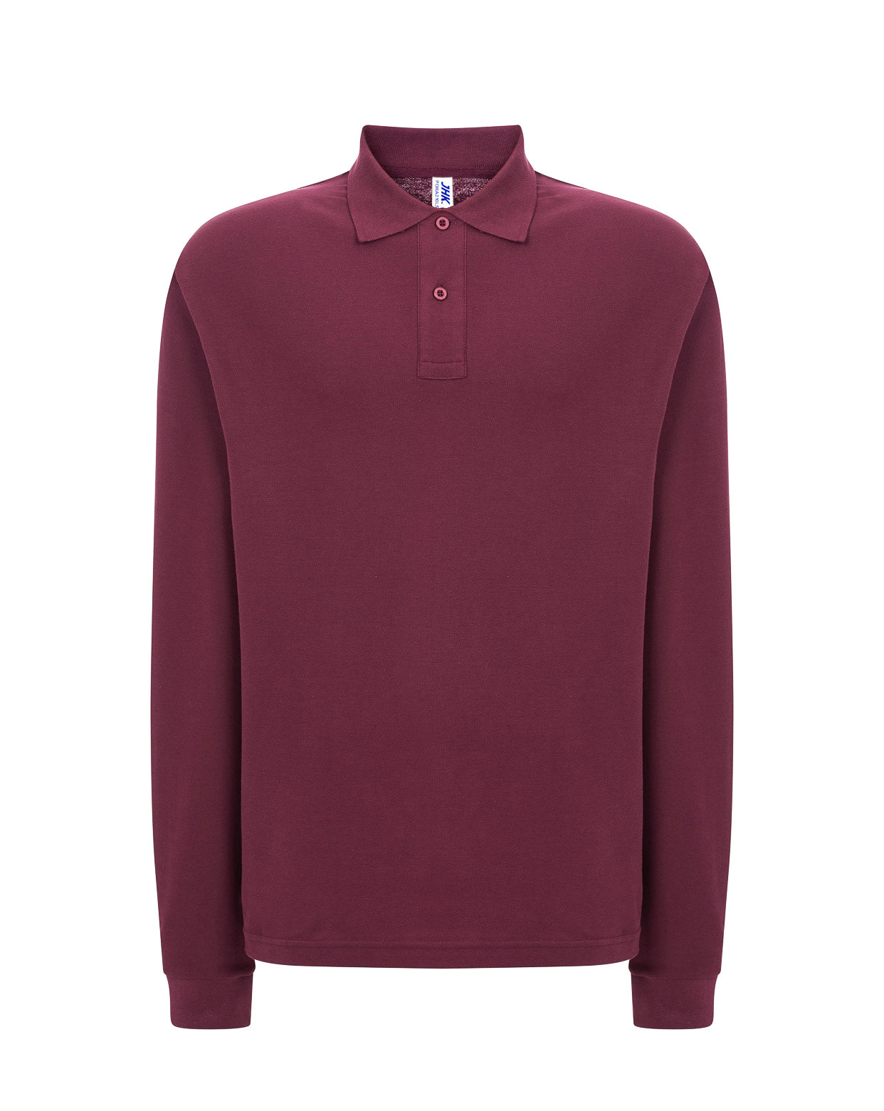 Regular Polo LS Man - Burgundy