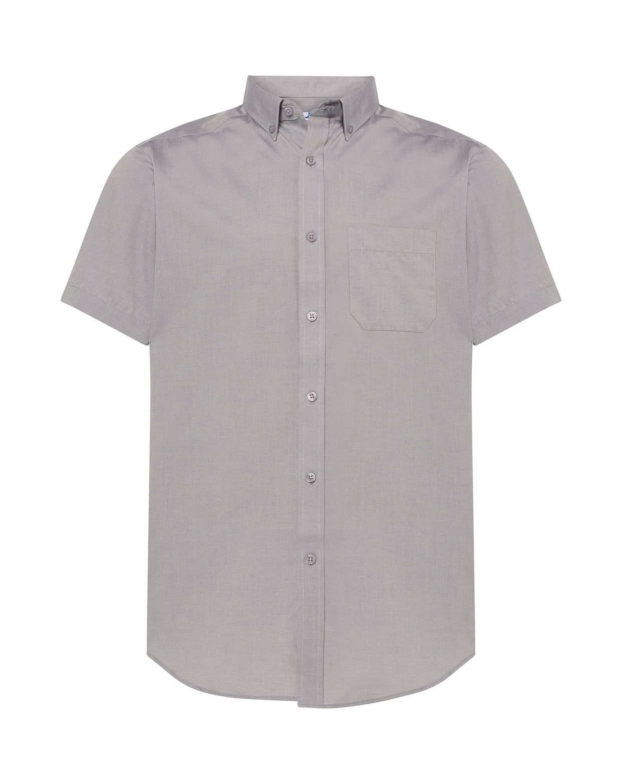 Casual & Business Ss Shirt Oxford - Silver
