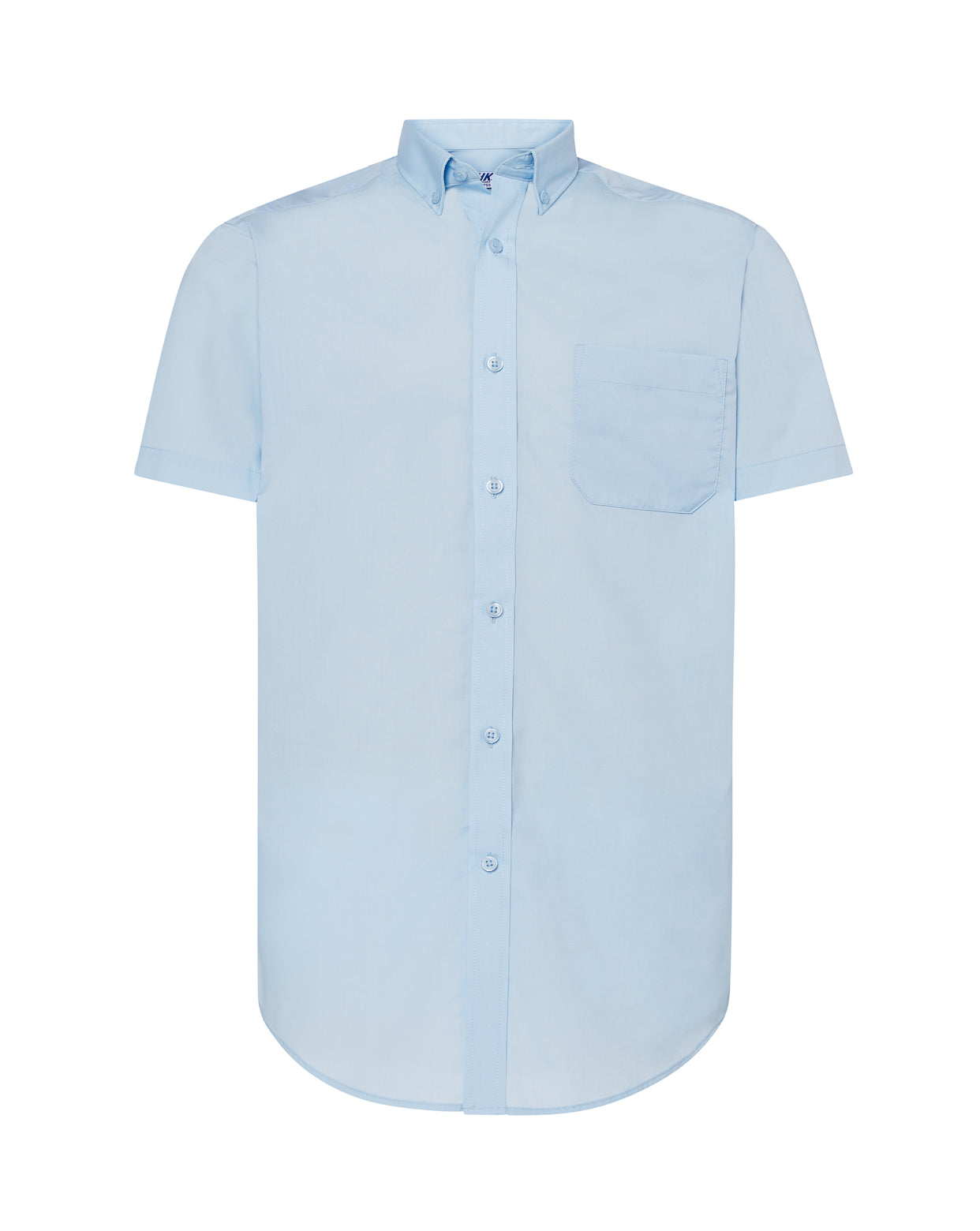 Casual & Business Ss Shirt Popelin - Sky Blue