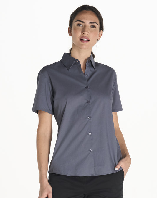 Lady Casual & Business Ss Shirt Popelin