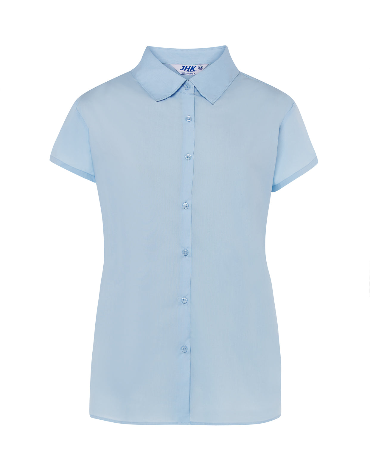 Lady Casual & Business Ss Shirt Popelin - Sky Blue