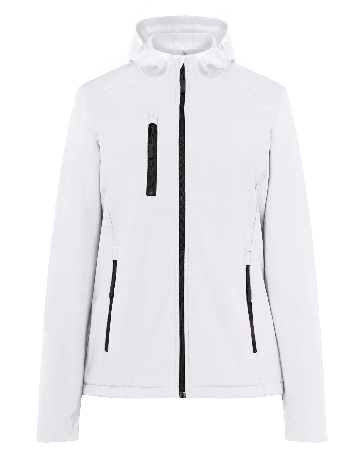Softshell Jacket Hooded Lady - White