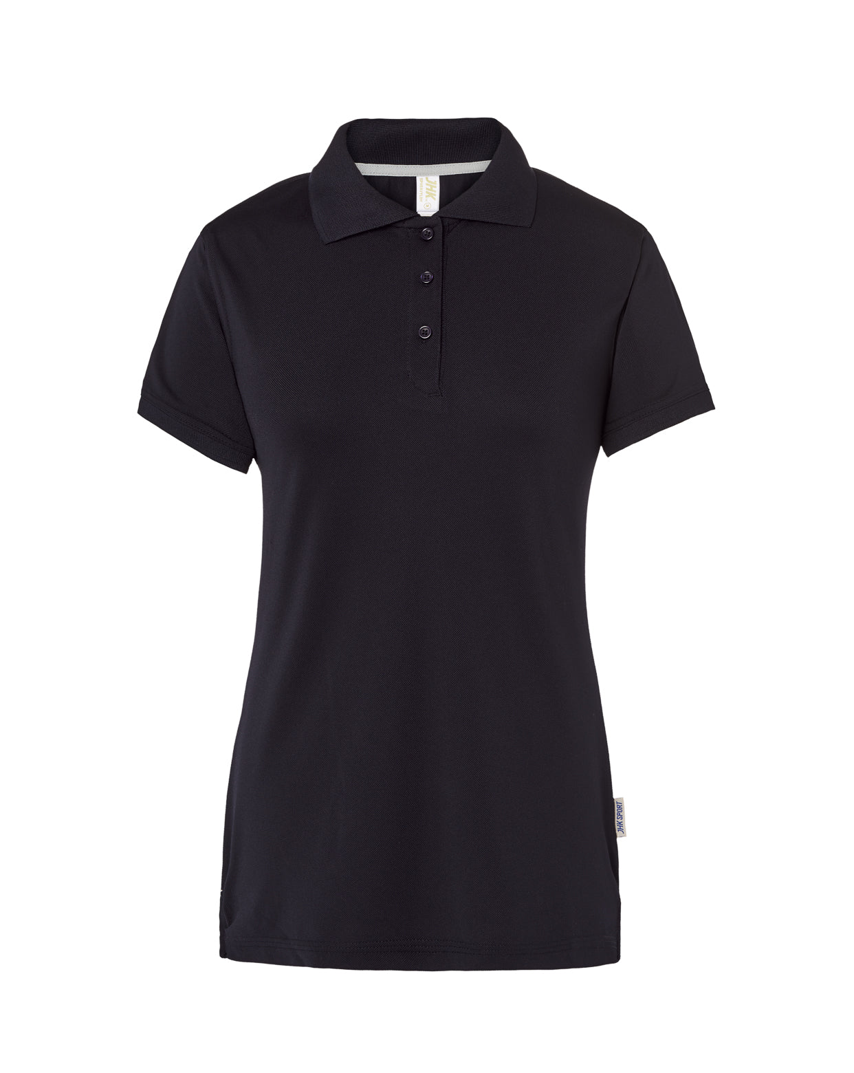 Heavy Pique Polo Lady - Navy-Silver