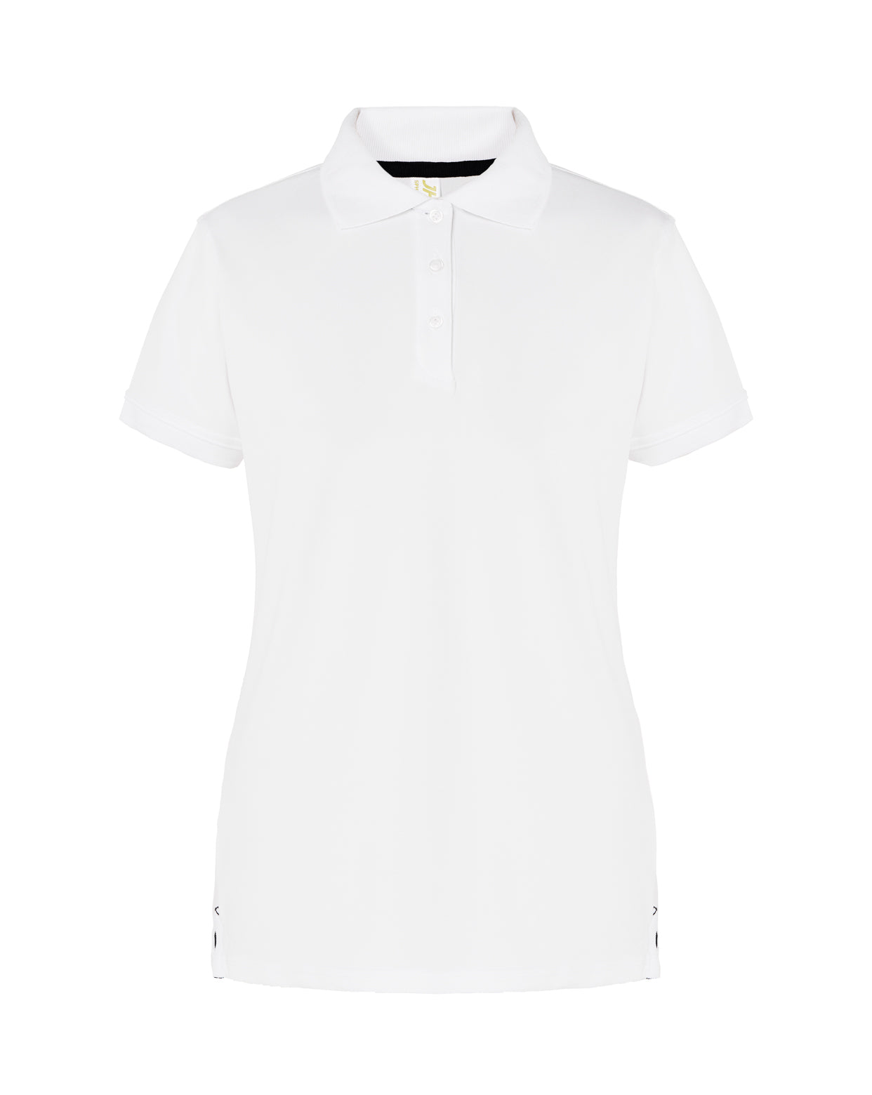 Heavy Pique Polo Lady - White / Navy