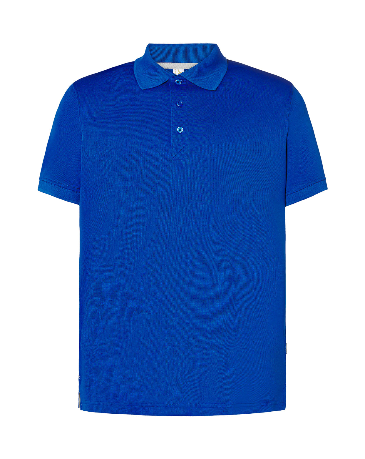 Heavy Pique Polo Man - Royal Blue-Silver