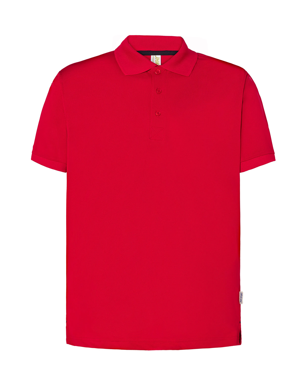 Heavy Pique Polo Man - Red-Navy