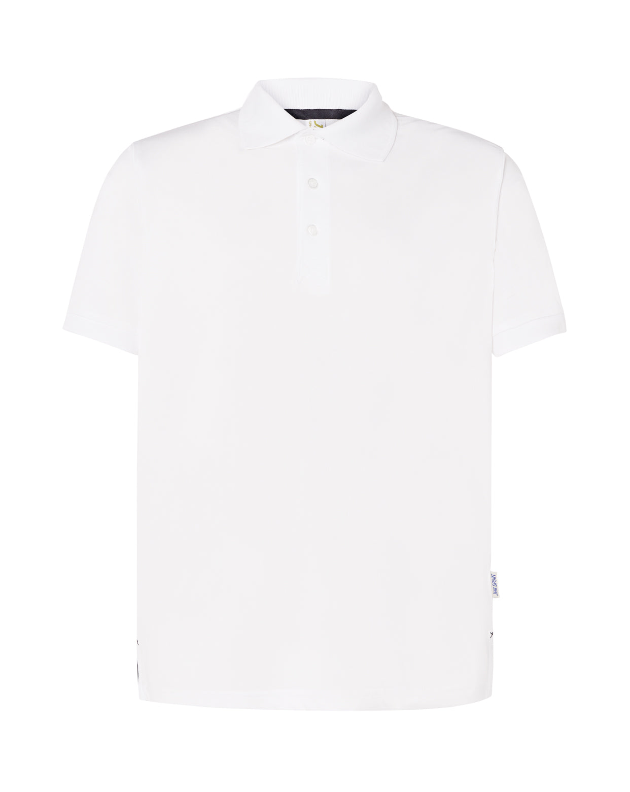 Heavy Pique Polo Man - White / Navy