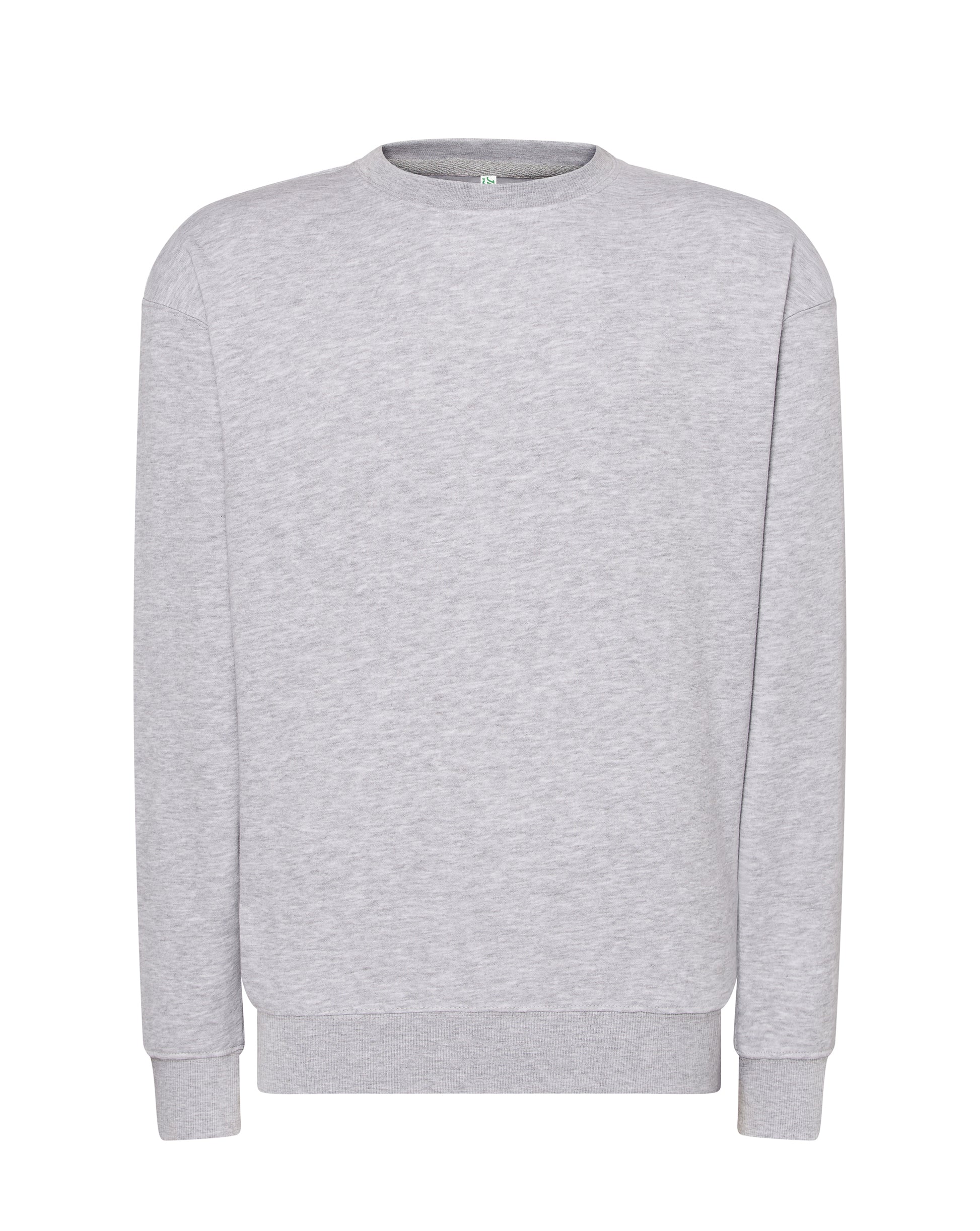 Crew Neck Sweatshirt - Ash Melange