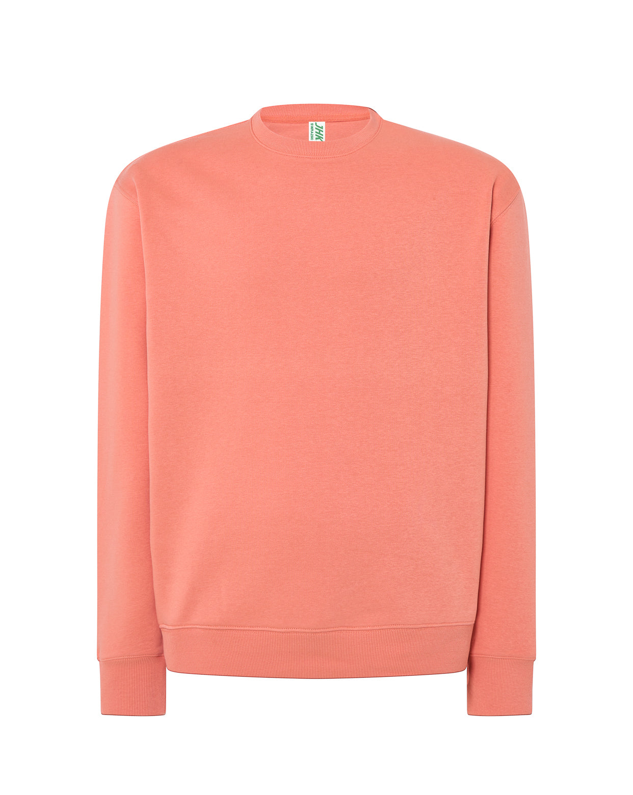 Crew Neck Sweatshirt - Coral