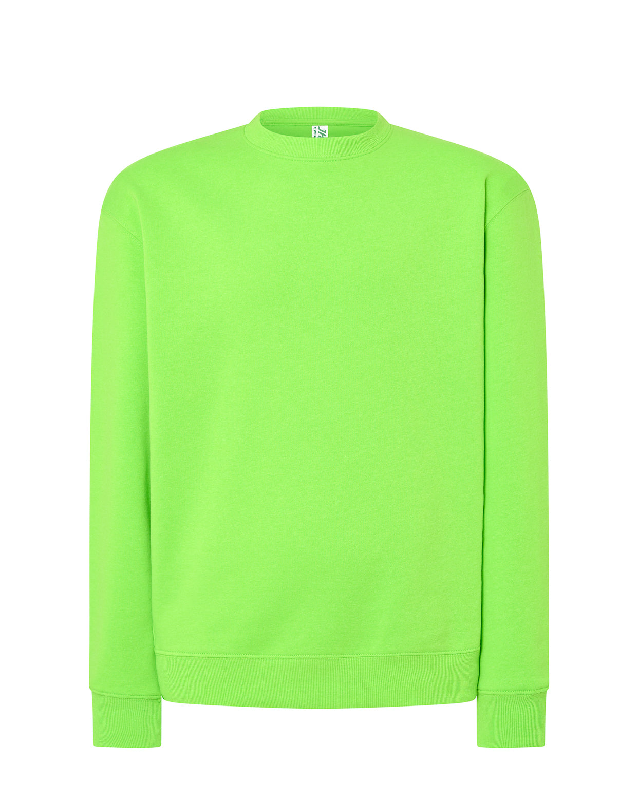 Crew Neck Sweatshirt - Lime Fluor