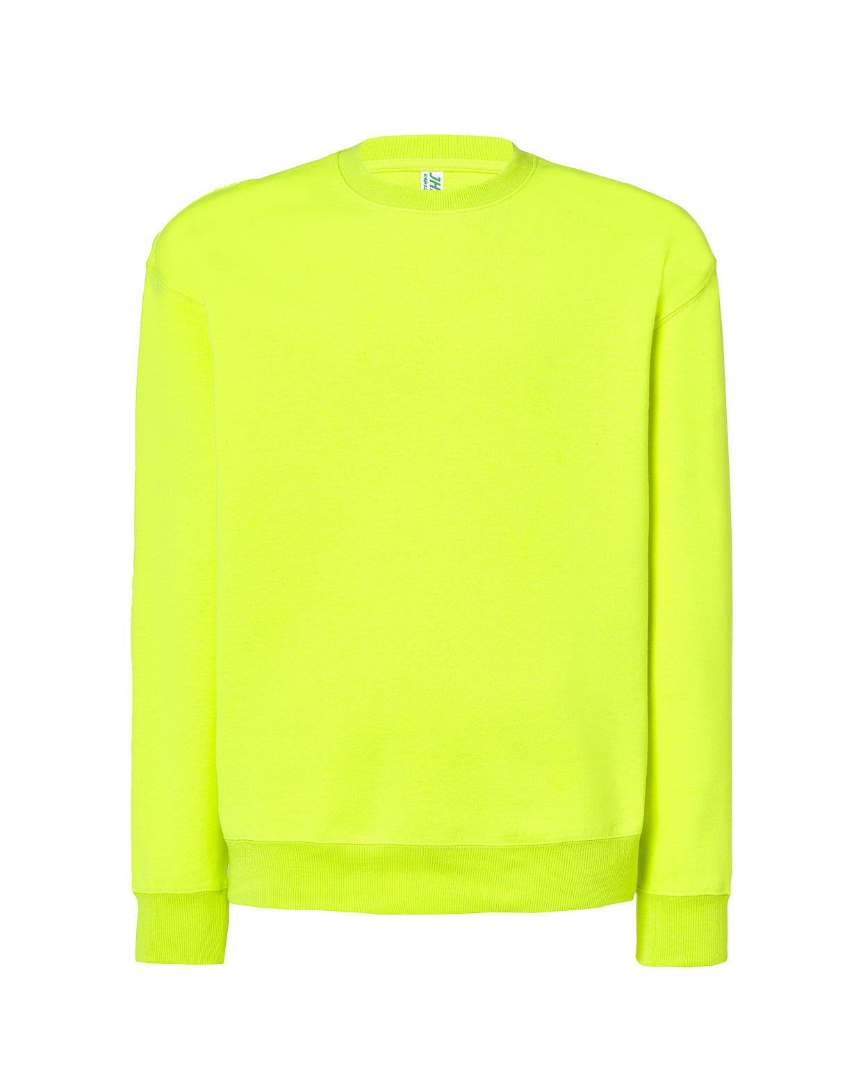 Crew Neck Sweatshirt - Gold Fluor