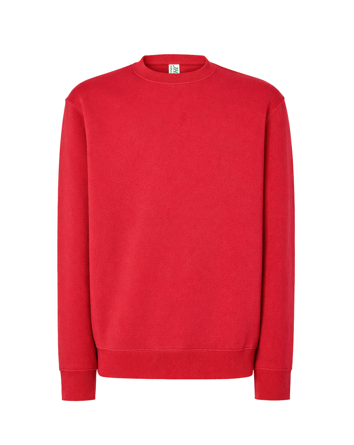 Crew Neck Sweatshirt - Warm Red