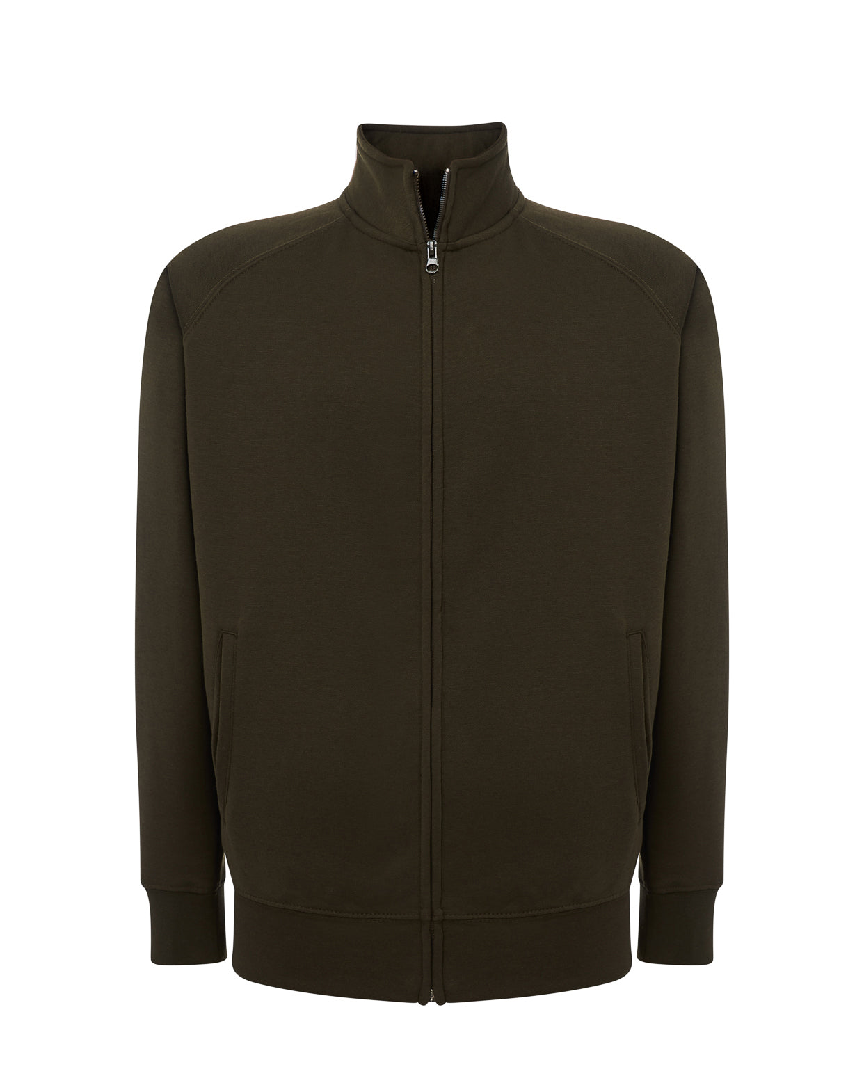 Full Zip Sweatshirt - Khaki