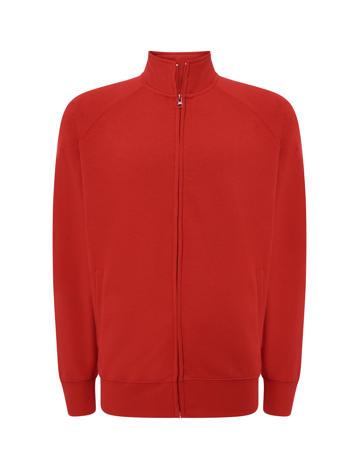 Full Zip Sweatshirt - Red
