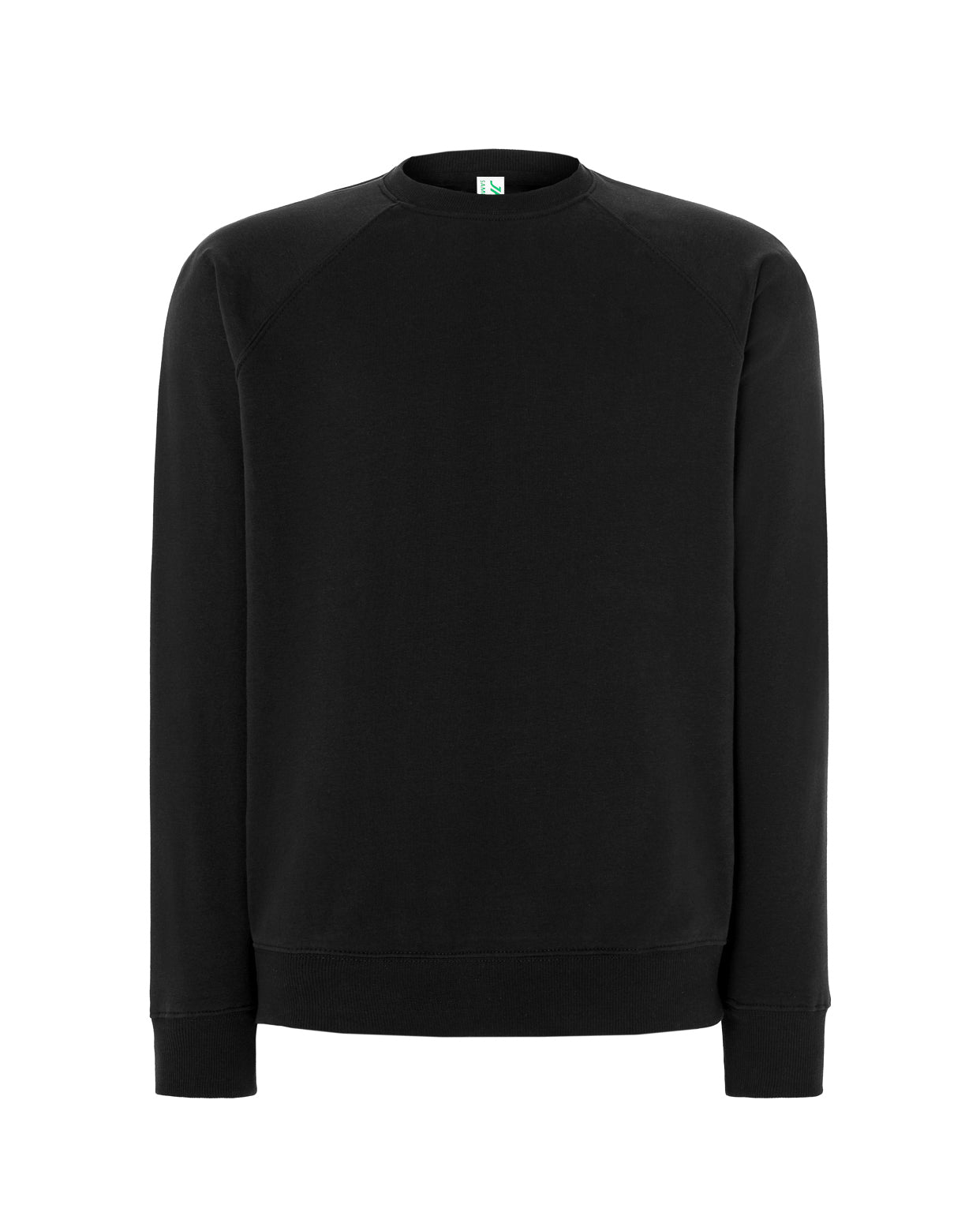 Sweatshirt Raglan Unisex - Black