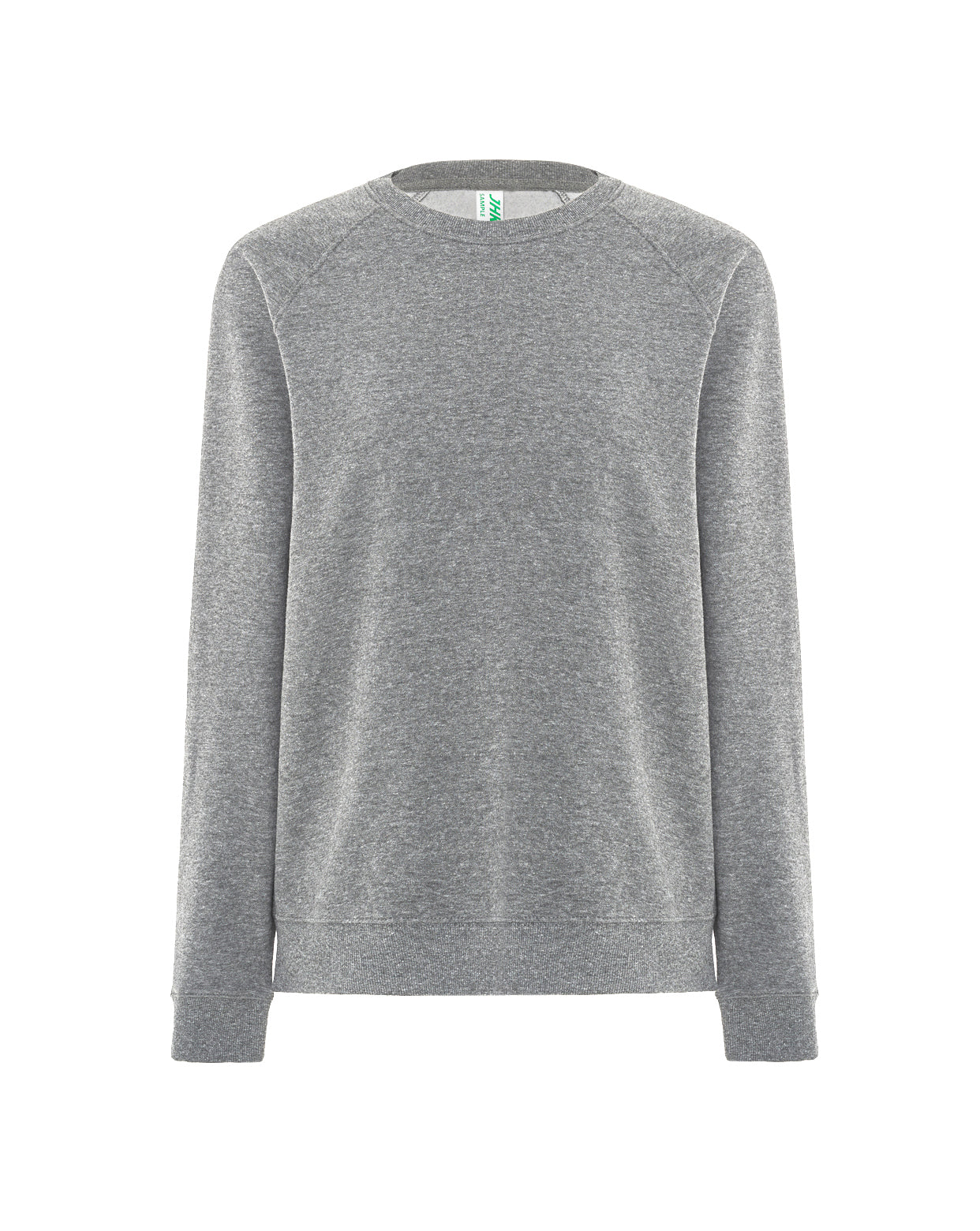 Sweatshirt Raglan Unisex - Grey Melange