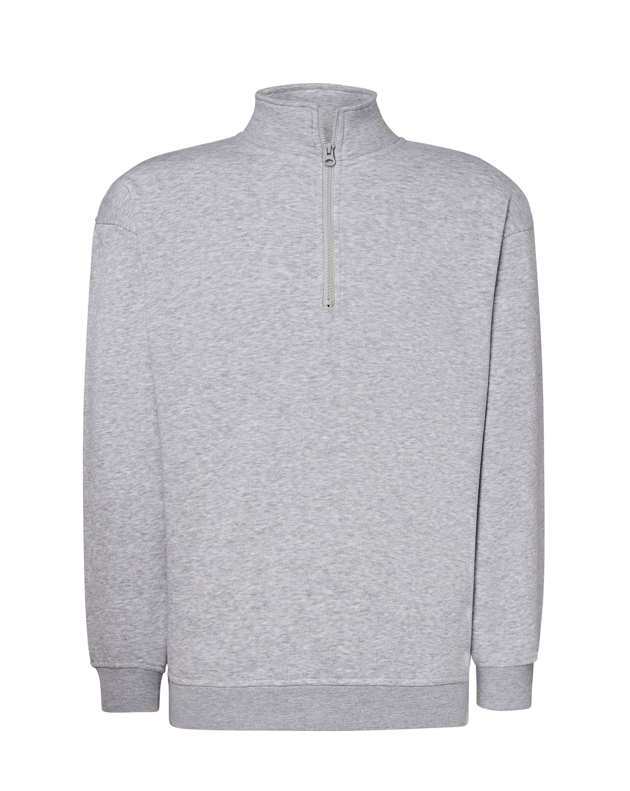 Half Zip Sweatshirt - Ash Melange