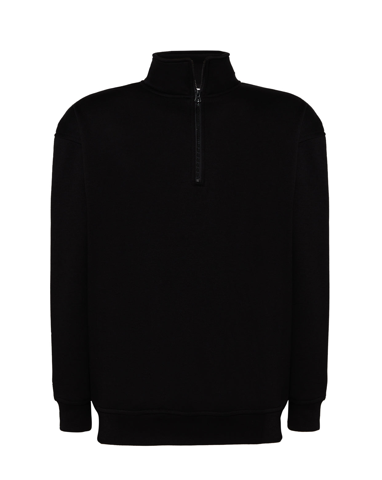 Half Zip Sweatshirt - Black