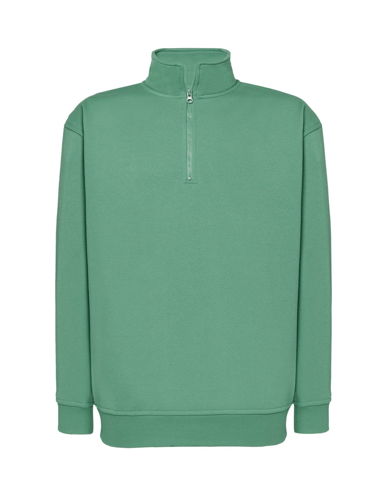 Half Zip Sweatshirt - Moss Green