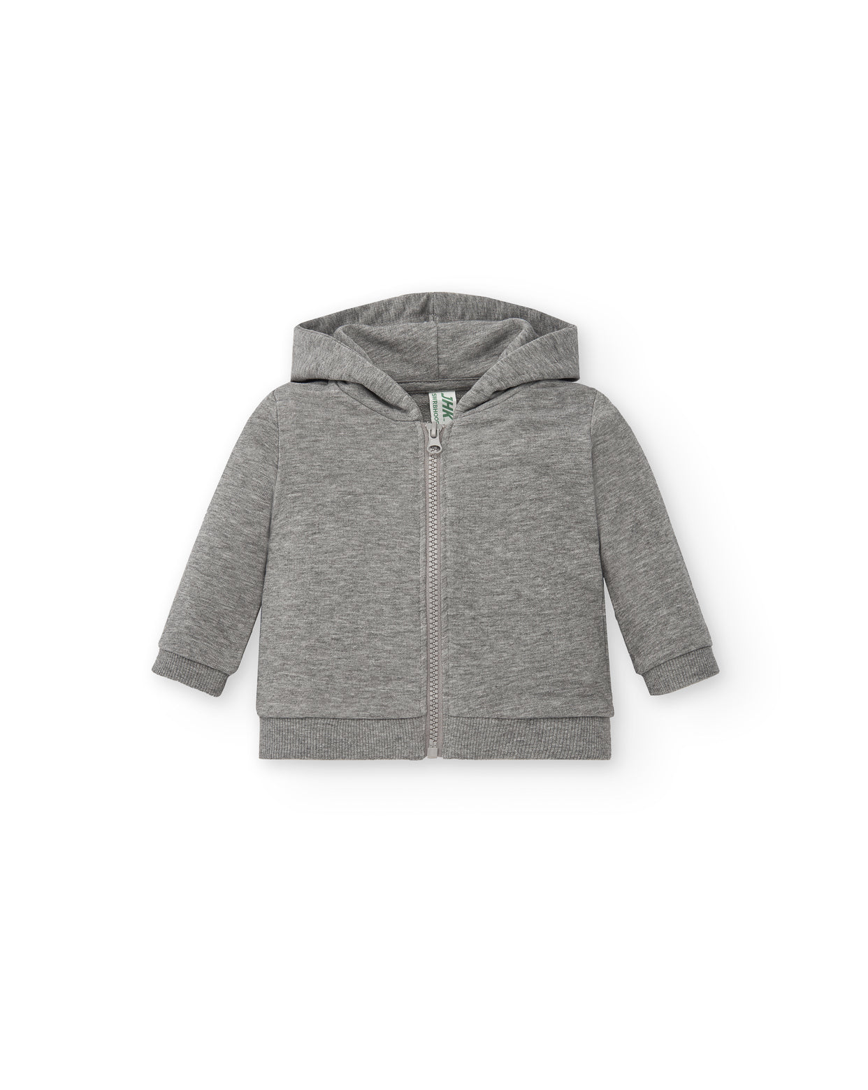 Baby Hooded Sweatshirt - Grey Melange
