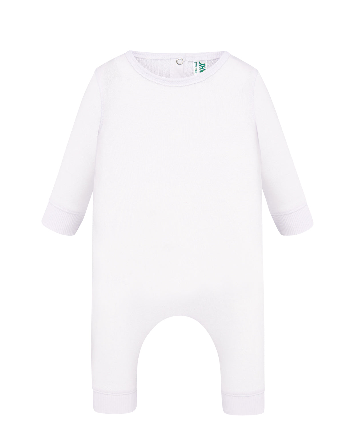 Baby Playsuit LS - White